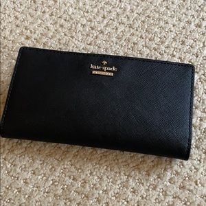 Kate Spade Black Bifold Wallet